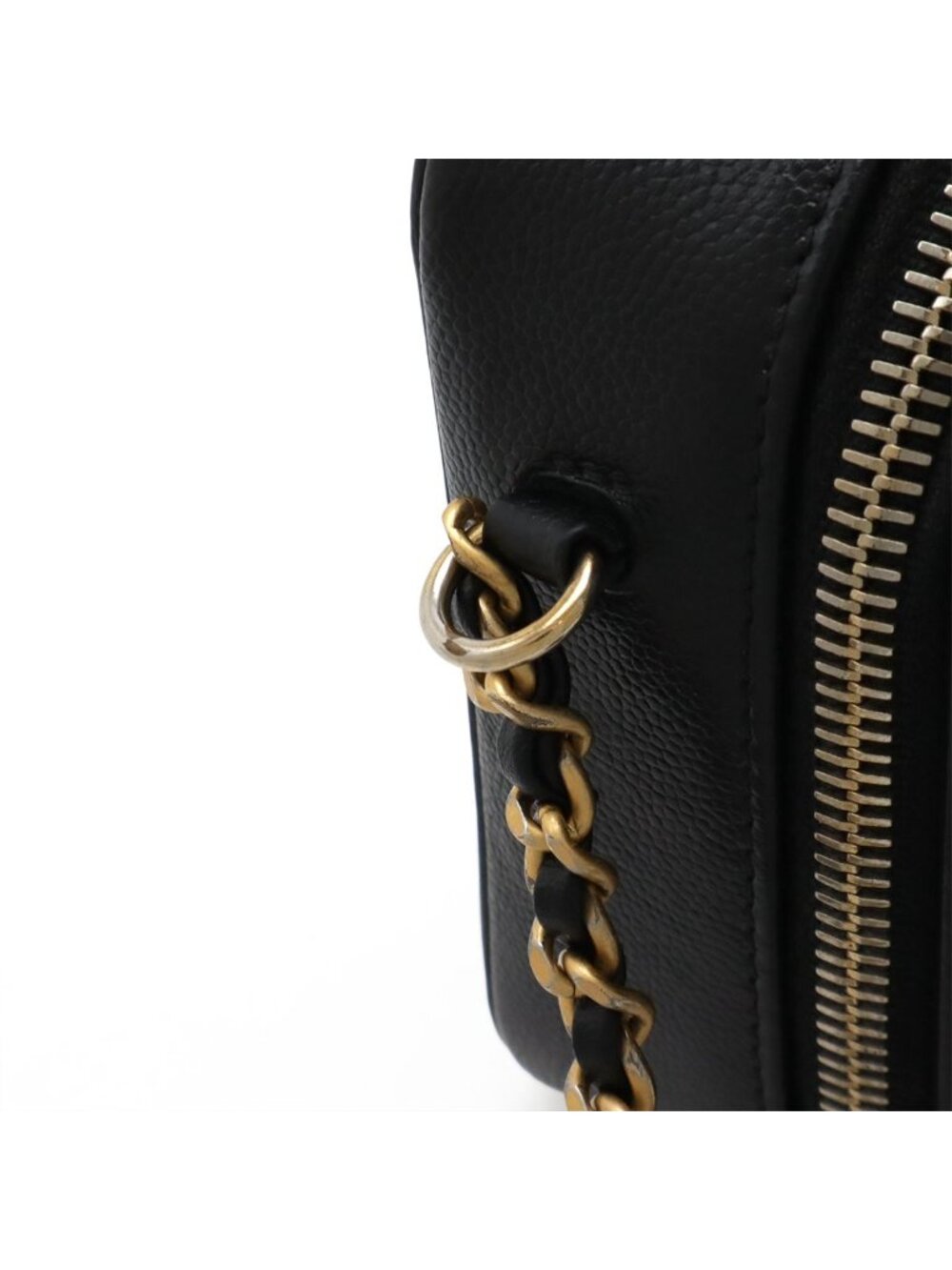 Chanel CC Filigree Small Vanity 2-Way Chain Shoulder Bag Caviar Leather Black - Picture 5 of 9